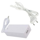 Kit sursa de alimentare 12V, 3A, alb - MW Power POSC12300D-C8-WH-KIT