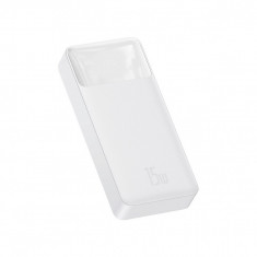 Baterie externa 20000mAh, 15W - Baseus Bipow Digital Display (PPBD050102) - White