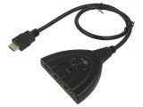 Switch HDMI HDCP 1.4 0.55m Negru 3 Porturi