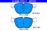 ATE 13.0460-7231.2 set placute frana,frana disc