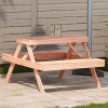 VidaXL Masă de picnic, 105x134x75 cm, lemn masiv douglas 832570
