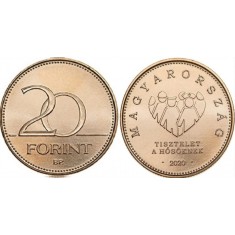 Ungaria 2020 - 20 forint - comemorativ, Omagiu eroilor de urgență
