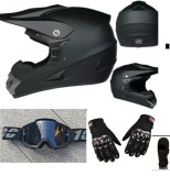 Cumpara ieftin Set casca moto-atv-trotineta-enduro+Ochelari+Manusi+Cagula ,marimi disponibile S,M ,L si XL