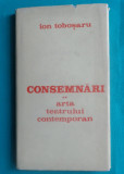 Ion Tobosaru &ndash; Consemnari Arta teatrului contemporan