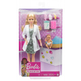 Papusa Barbie doctor pediatru, 30 cm, 3 ani+, Mattel