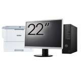 Pachet Calculator Second Hand DELL OptiPlex 3080 SFF, Intel Core i5-10500 3.10 - 4.50GHz, 8GB DDR4, 256GB SSD + Monitor 22 Inch + Imprimanta Brother H