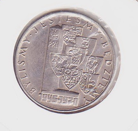 Moneda Polonia 10 Zloti 1970 - KM#62 UNC ( comemorativa )