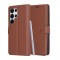 Husa Samsung Galaxy S25 Ultra Techsuit Leather Folio, maro