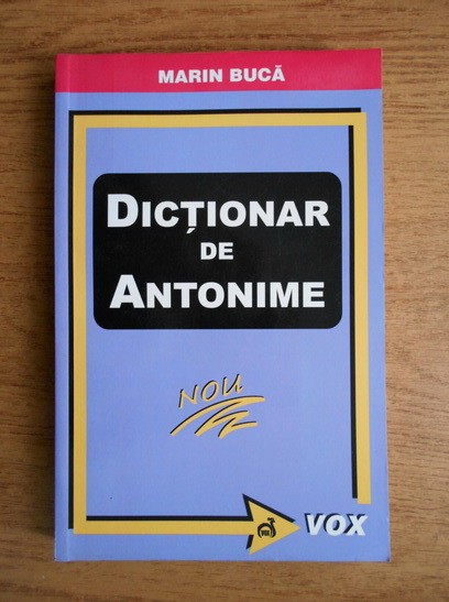 Marin Buca - Dictionar de antonime