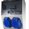 Tablou organizare de santier 7 module cu sigurante Schneider curba C precablat echipat cu 2 prize monofazice schuko 16A IP54