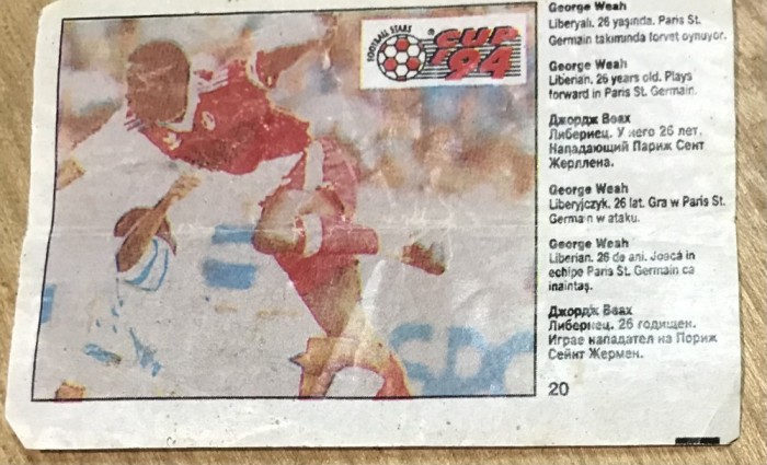 COLOB Actibild Fodbal 1994 Nr. 53