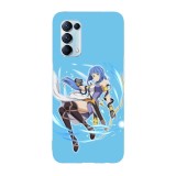 Husa compatibila cu Oppo A55, Viceversa, model Artemis arrow DanMachi, Silicon, TPU, Transparent, Carcasa