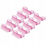 Set 10 perii pentru unghii, 6.5 x 3.2 x 1.5 cm, geanta inclusa, roz