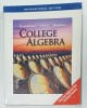COLLEGE ALGEBRA by GUSTAFSON ...HUGHES , 2007