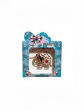 Martisor tip brosa cu model elefantel cu pietricele pentru 1 si 8 martie