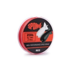 FIR TEXTIL FOX SPOMB BRAID 300M, 9KG, 20LB, RED 0.18MM