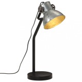 Lampă de birou 25 W, argintiu vintage, 17x17x60 cm, E27