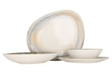 Bonna Set de vesela - Knidos - 24 bucăți - 6 persoane - Porţelan