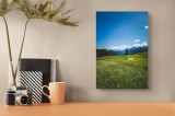 Tablou Canvas Peisaj Montan Multicolor - Artă Naturală, 26 x 39 cm, CMCLASS