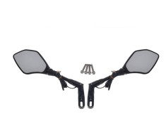 Set oglinzi moto/atv, cu semnalizari, omologate E9, din plastic, prindere cu sur... Cod Produs: MX_NEW LM0052