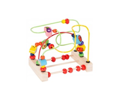 Jucarie educativa tip abac, 17 x 12 x 15 cm, MalPlay 107749 foto