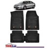 Covorase Auto TeamCar&reg; Tip Tavita Compatibile Citroen C5 I (2001-2008) Negru Material Rezistent, Cauciuc
