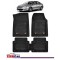 Covorase Auto TeamCar&reg; Tip Tavita Compatibile Citroen C5 I (2001-2008) Negru Material Rezistent