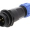 Mufă SP13 tată PIN 3 IP68 13A pentru cablu 250V