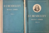 Bazele Chimiei 2 Volume D. I. Mendeleev Carti Stiinta Carti Chimie Antice Cartea Bunul Acoperis Cartonata Romane