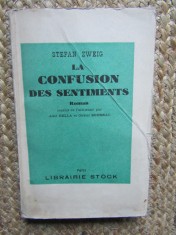 Stefan Zweig &lrm; &lrm;La confusion des sentiments