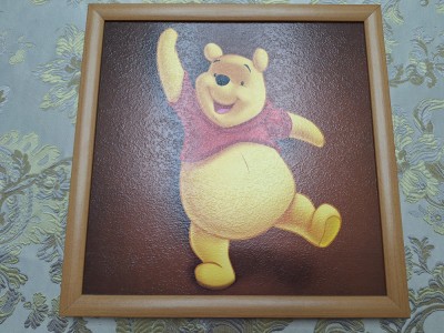 **Tablou canvas Disney Winnie, multicolor, 36*36cm foto