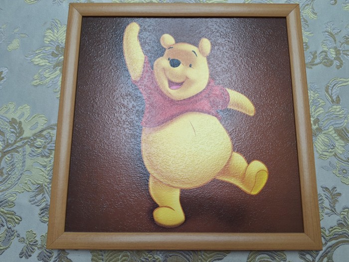 **Tablou canvas Disney Winnie, multicolor, 36*36cm