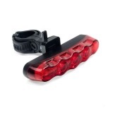 Stop pentru bicicleta, 5 lampi, 3 functii, CRT, Pro Bike, Led rosu