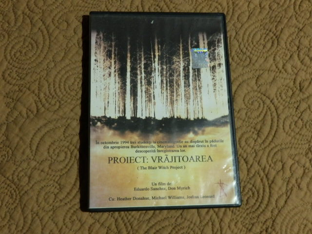 DVD film thriller PROIECT VRAJITOAREA (The Blair Witch Project)