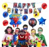 Set Baloane Aniversare Spiderman, Petrecere Copii, Onomastica