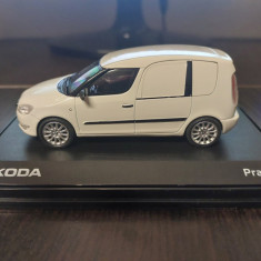 Macheta SKODA PRAKTIK VAN 2008 - Abrex, scara 1/43, editie de reprezentanta.