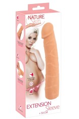 Prelungitor Penis Natural Skin &raquo;Extension Sleeve&laquo; 24 cm - Natural