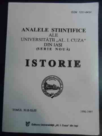 Anale Stiintifice Ale Universitatii &quot;al. I. Cuza&quot; Din Iasi - - Colectiv ,545189