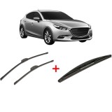 Cumpara ieftin Set 3 stergatoare MAZDA 3 Hatchback Van (BM) 2015 - 2016, pentru parbriz si luneta, Bosch Twin