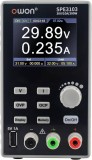 Sursa de alimentare, OWON, SPE6103, LCD 2.8&quot;, 1 canale, pentru alimentare &icirc;n atelier, Memorie setari