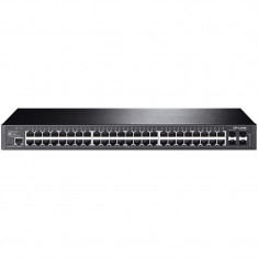 Switch tp-link t2600g-52ts (tl-sg3452) jetstream 48-port gigabit l2managed switch with foto