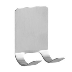 Suport universal de perete, din inox, 6x4.5cm - Argintiu