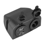 Mufa Auto 2xUSB 3.1A si Bricheta 12-24V, Protectie Supratensiune, Supraincarcare, Supraincalzire, Certificari CE, RoHS