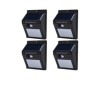 Set 4 Lampi Solare cu 30 LED, senzor de miscare si senzor de lumina