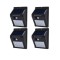 Set 4 Lampi Solare cu 30 LED, senzor de miscare si senzor de lumina