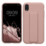 Husa kwmobile pentru Apple iPhone XR, Silicon, Roz, 58281.10, Carcasa