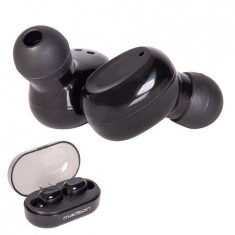 CASTI BLUETOOTH EARBUDS CU DOC INCARCARE foto