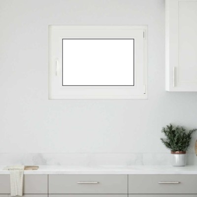 Fereastră de subsol &amp;bdquo;RISOR&amp;rdquo; 80x70 cm oscilo-batantă DIN dreapta, albă foto