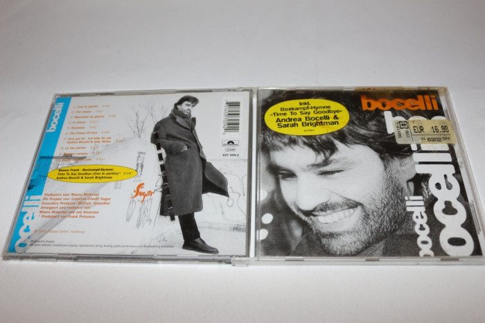 [CDA] Andrea Bocelli - Bocelli - cd audio original