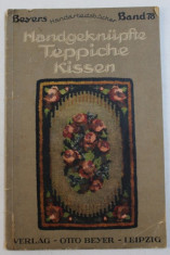 HANDGEKNUPFTE TEPPICHE KISSEN ( COVOARE TESUTE MANUAL ) von MARIE RIEDNER , 1926 foto